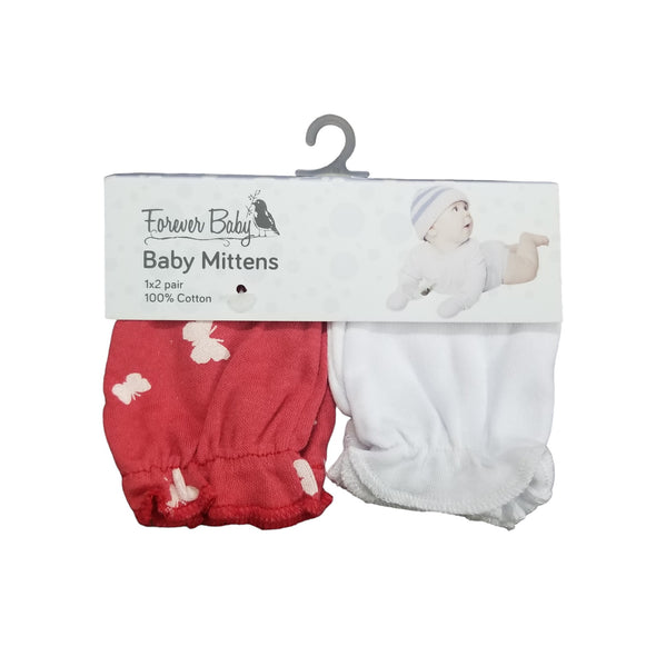 Pack of 2 Mittens for Newborn Babies