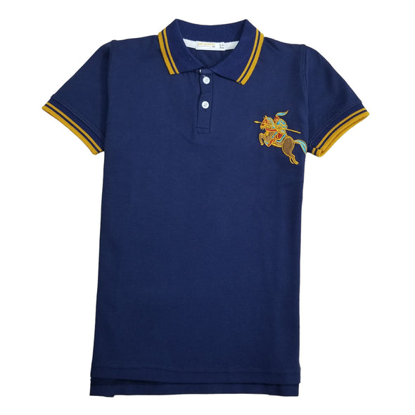 Blue Polo Shirt For Boys