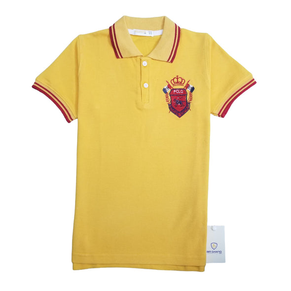 Boys Golden Polo Shirt