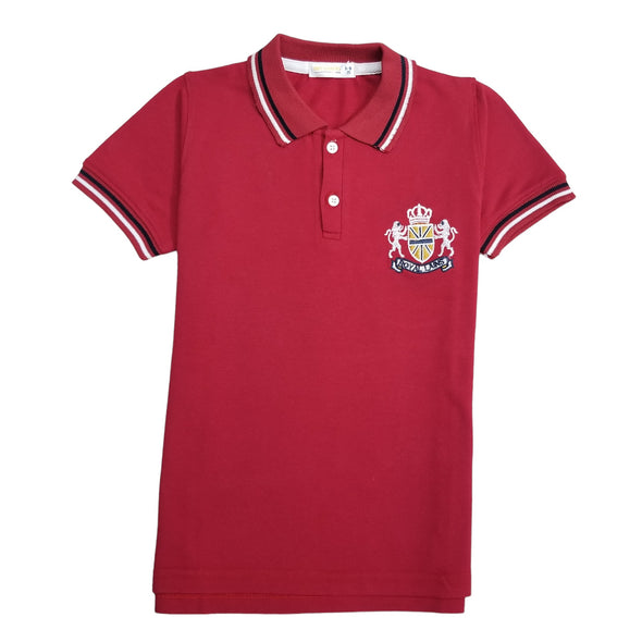 Boys Red Polo Shirt