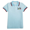 Light Ferozi color Kids Polo For Boys
